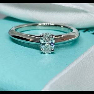 Tiffany and Co. Oval engagement ring